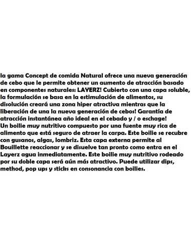 BOUILES LAYERZ COATED HOOKBAIT 100G.