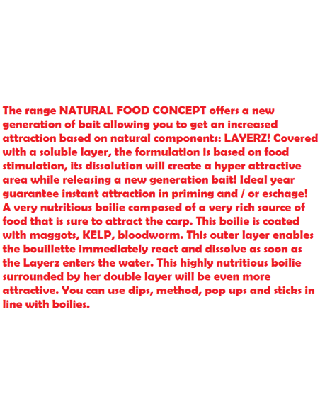 BOUILES LAYERZ COATED HOOKBAIT 100G.