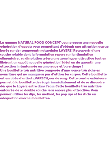 BOUILES LAYERZ COATED HOOKBAIT 100G.