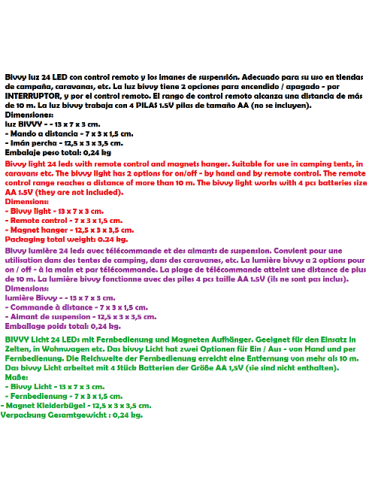 LUCE PER CAMPEGGIO TENDA