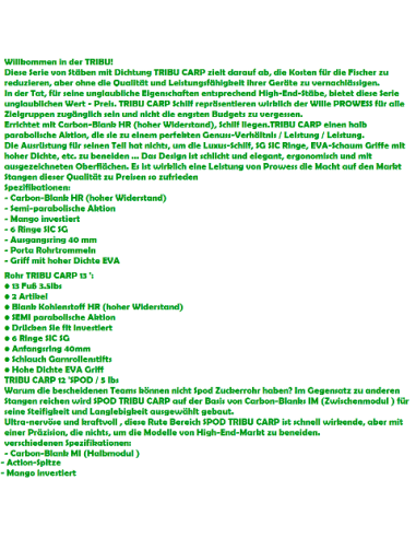 ANGELRUTE PROWESS CARP TRIBU