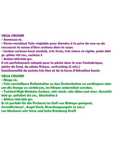 CANNE TELESCOPIQUE VEGA CRUISER