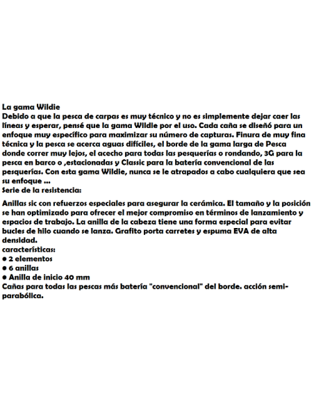 CANA WILDIE RESISTANCE CLASSIC