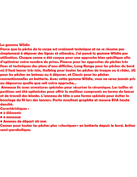 CANNE WILDIE RESISTANCE CLASSIC