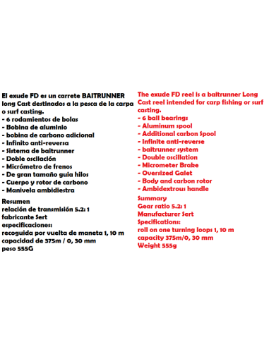 CARRETO SERT EXUDER FD