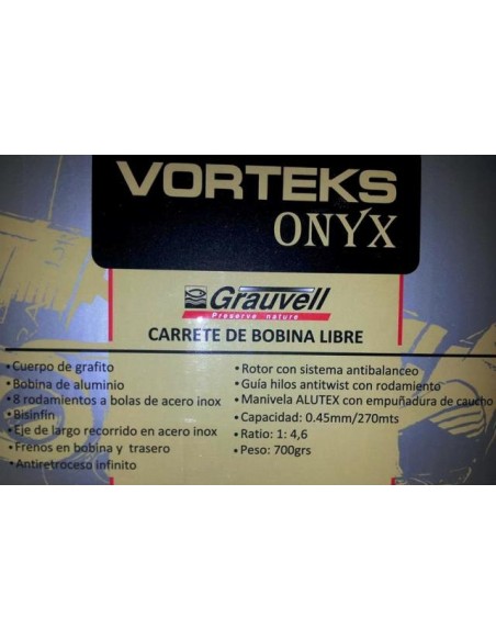 CARRETE VORTEKS ONYX