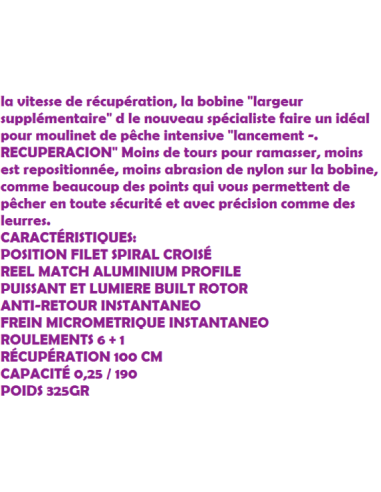 SPECIALIST BH FV 400 MATCH