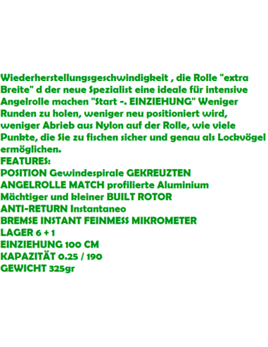 SPECIALIST BH FV 400 MATCH