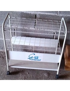 ESPOSITORI 30 canne con RUOTE