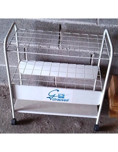 EXPOSITOR 30 CAÑAS CON RUEDAS