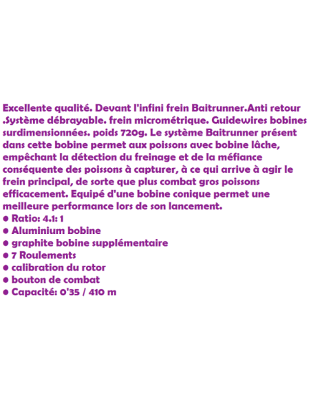 CARRETEL VEGA CARPLINE 80