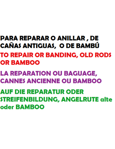 CANA PESCA  anel RETRO - coleccionistas