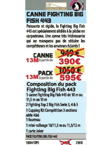 SENSAS CANNA ROUBAISIENNE FIGHTING BIG FISH 443