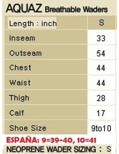 Atmungsaktive WADER Aquaz BR K-701 F