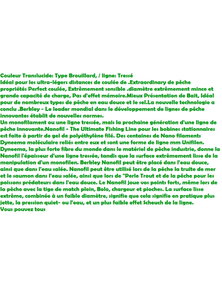 treccia BERKLEY NANOFIL