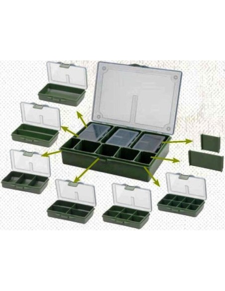 PROWESS CAJA ACCESORIOS MEDIANA + 6 CAJAS