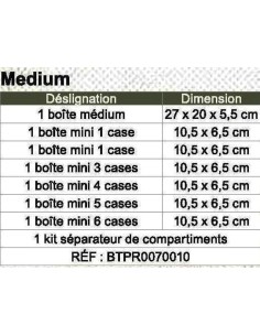 PROWESS MEDIUM BOITE ACCESSOIRES+ 6 BOÎTES 2