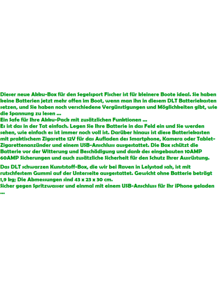 Multitasken met de DLT accubox 