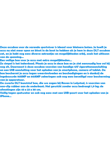 Multitasken met de DLT accubox 