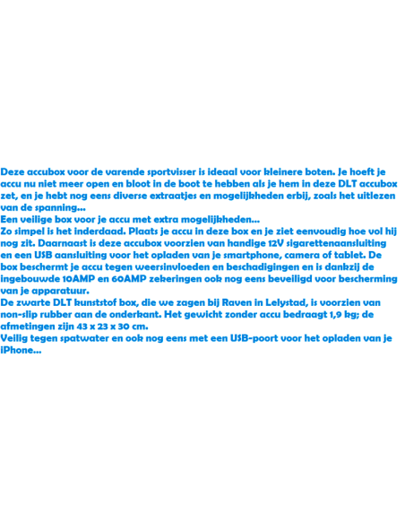 Multitasken met de DLT accubox 