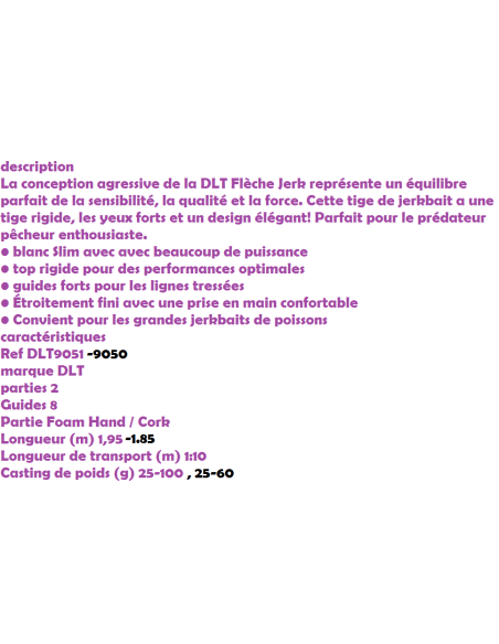 DLT ARROW Jerkbaithenge 