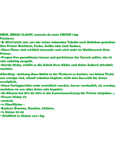 Sêmola de maíz Gruesa