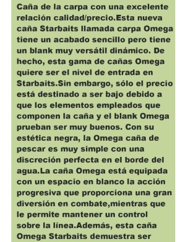 STARBAITS OMEGA