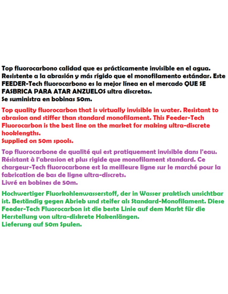 SENSAS FLUOROCARBON FEEDER TECH