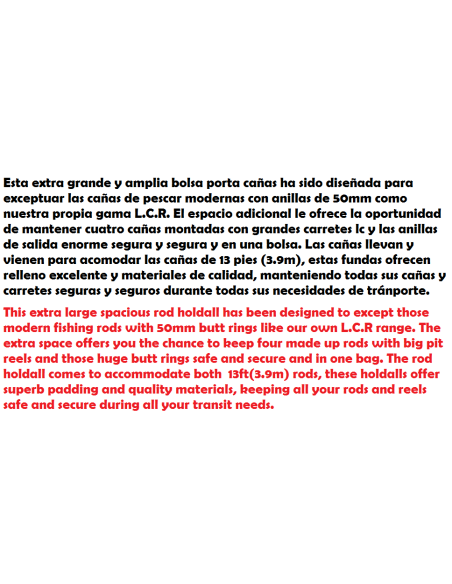 STARBAITS XL HOLDALL 4 CANNAS