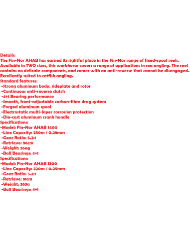 CARRETE FIN-NOR AHAB