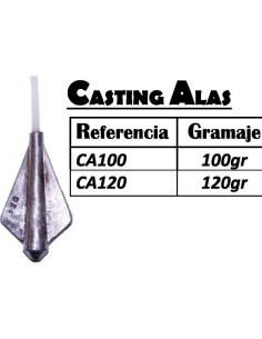 PLOMO CASTING ALAS  CON PLASTICO PROTECCION
