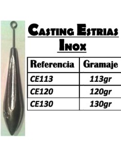 PLOM CASTING ESTRIES VARETA INOXIDABLE