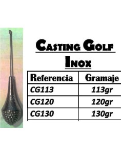 PLOMO CASTING GOLF VARILLA INOX