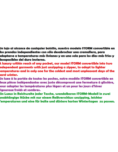 ALPHADVENTURE JAQUETA STORM  NAVY / removível