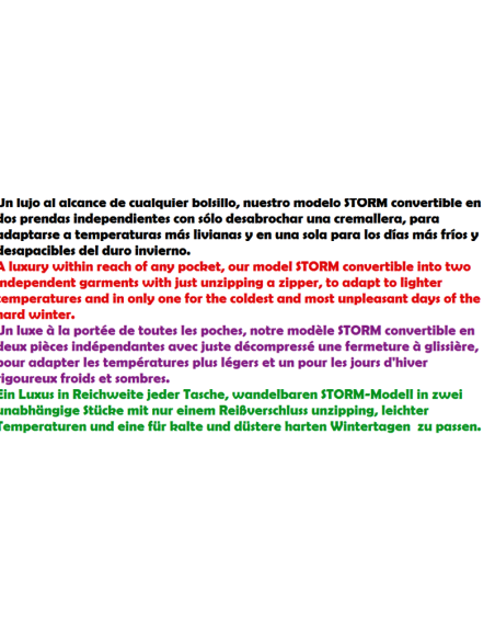 ALPHADVENTURE JAQUETA STORM  NAVY / removível