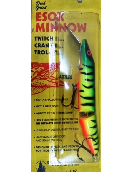 Smity Bait/Dick GriesTackle Shallow Esox Minnow