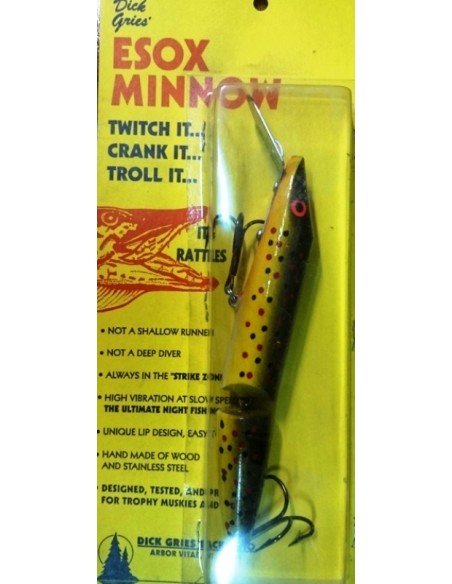 Smity Bait/Dick GriesTackle Shallow Esox Minnow