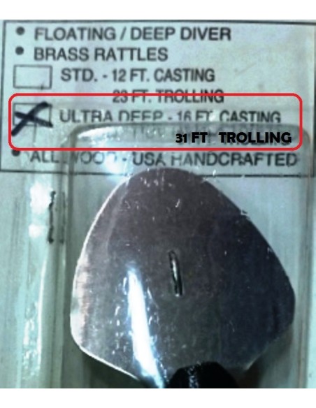 DICK GRIES ARTICULADO PHANTOM CRANK BAIT MUSKY FISHING LURE 