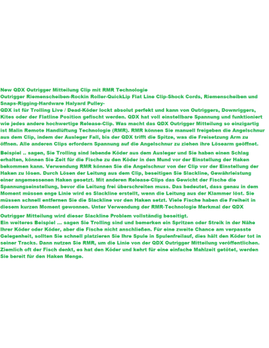 CLIP QDX DISPARADOR DE TROLLING