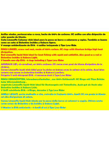 LINEAEFFE CANNA SQUID STICK 1,80 M.