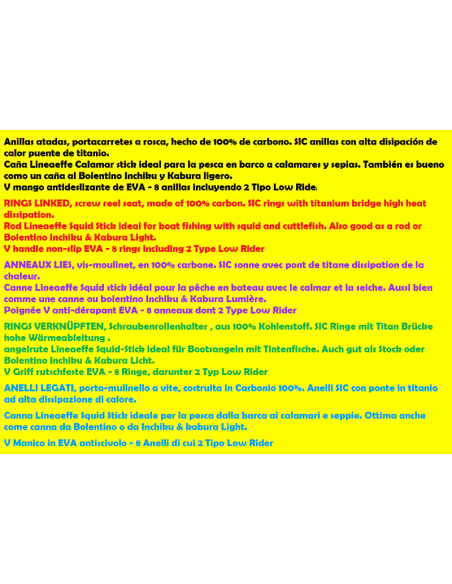 LINEAEFFE CANA SQUID STICK 1,80 M.