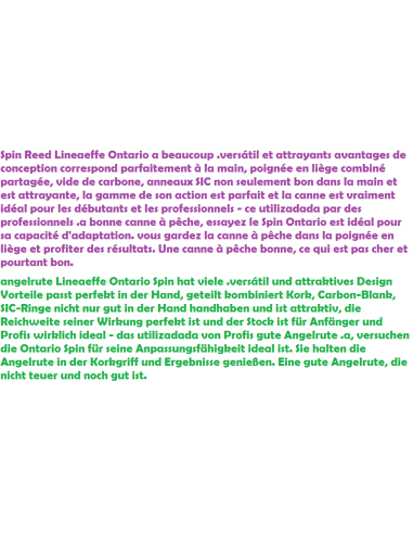 LINEAEFFE CANNA ONTARIO SPIN