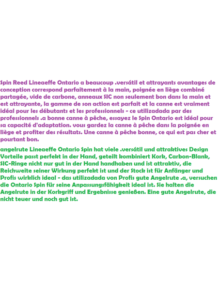 LINEAEFFE CANNA ONTARIO SPIN