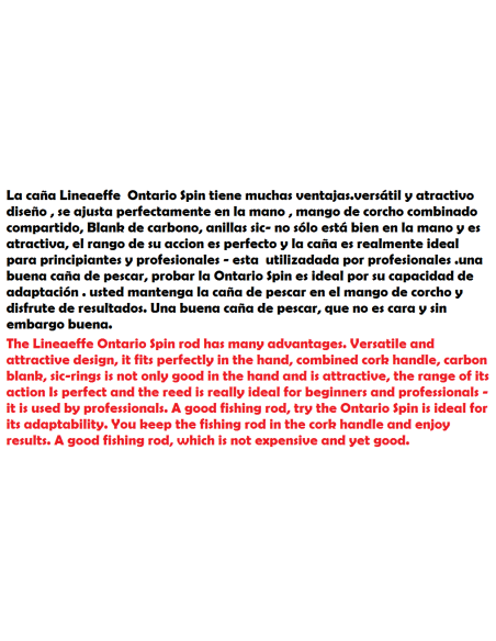 LINEAEFFE ANGELRUTE ONTARIO SPIN