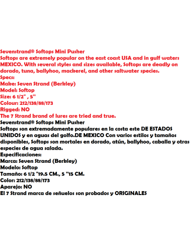 BERKLEY 7 Strand Softop CALMAR