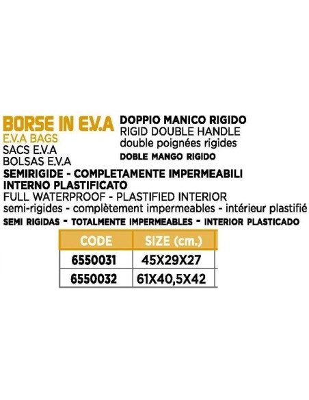 LINEAEFFE SAC EVA Pliable, AVEC POIGNEES