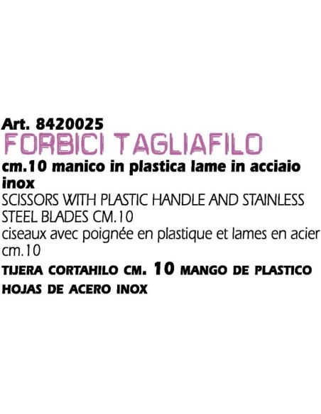 TIJERA CORTAHILO 10CM