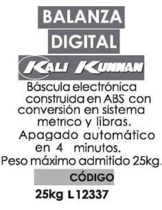KALI KUNNAN BALANZA DIGITAL 2