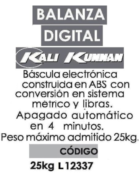 KALI Kunnan Balança Digital