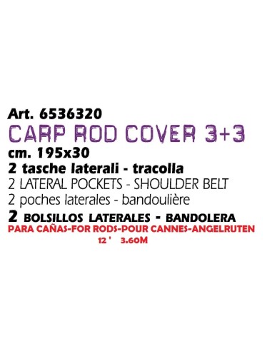 FEDERO CANNAS CARPA 3+3